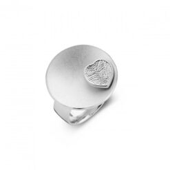 Sphere 3 Heart srebro 25mm - prstenje-s-otiskom-prsta