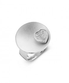 Sphere 4 Heart srebro 30mm - nakit-s-otiskom-prsta